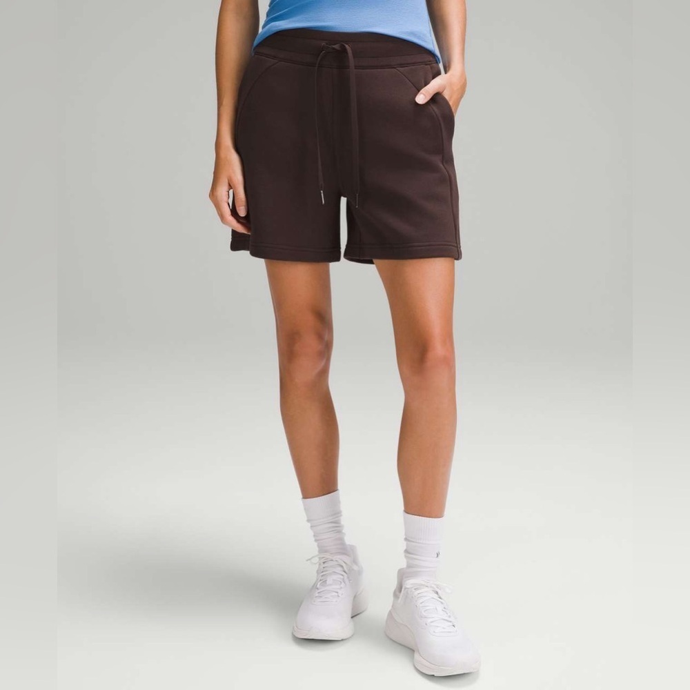 lululemon athletica Brown Drawstring Athletic Shorts